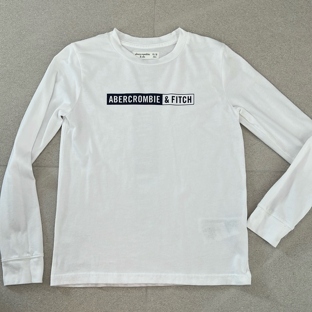 Abercrombie Kids Long Sleeve Logo Tee!